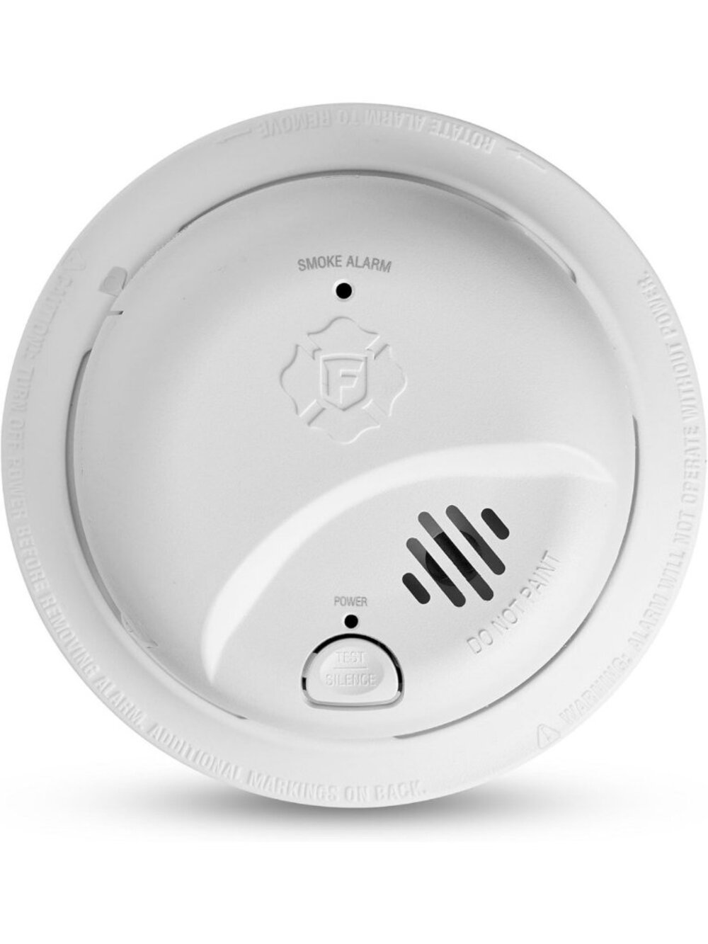 Hardwired Smoke Alarm with Battery Backup, Photoelectric Sensor, Safety Alert
